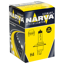 Лампа галогеновая Narva H4 12V 60/55W P43t